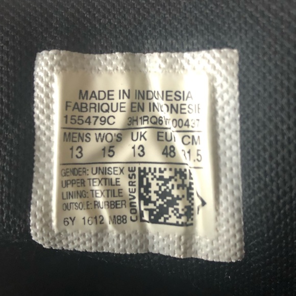 Men's Converse Chuck Taylor's All Star Syde Street Mid-Top sneakers. Size 13 - Picture 10 of 11